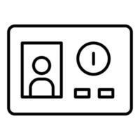 Intercom Icon Style vector