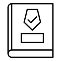Safety Guidelines Icon Style vector