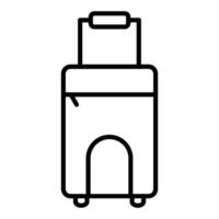 Travel Luggage Icon Style vector