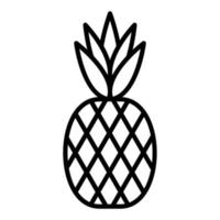 piña icono estilo vector