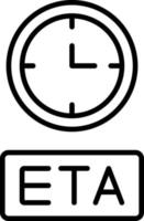 Eta Icon Style vector