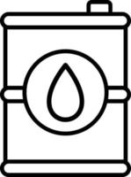 Oil Barrell Icon Style vector