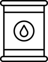 Oil Barrell Icon Style vector