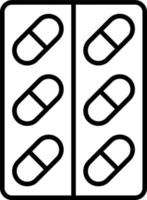 Capsules Icon Style vector