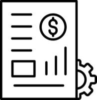 Portfolio Management Icon Style vector