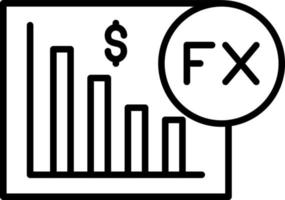 forex icono estilo vector