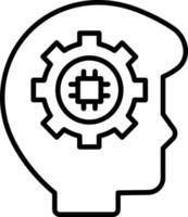 Neurons Circuit Icon Style vector