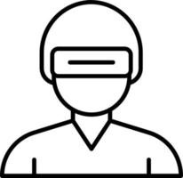 Virtual Reality Icon Style vector