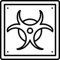 Biohazard Icon Style vector