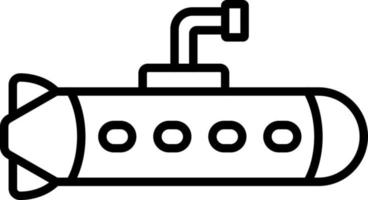 Submarine Icon Style vector