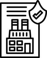 Industry Regulations Icon Style vector