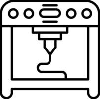 3D Printing Icon Style vector