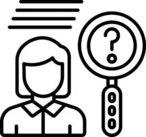 Know Your Customer Icon Style vector