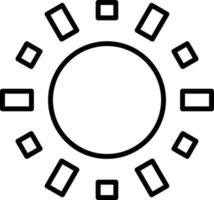 Sun Icon Style vector