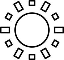 Sun Icon Style vector