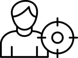 Target Audience Icon Style vector