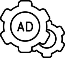 Ad Optimization Icon Style vector