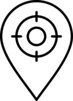 Geotargeting Icon Style vector