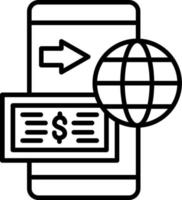 Remittance Icon Style vector