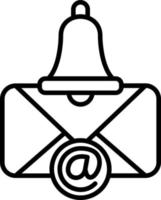 Email Notification Icon Style vector