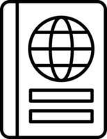 Passport Icon Style vector
