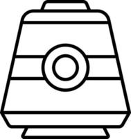 Space Capsule Icon Style vector