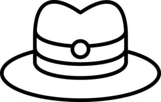 Men Hat Icon Style vector