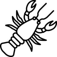 Lobster Icon Style vector