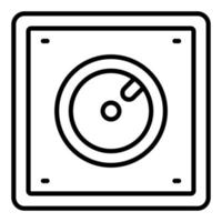 Dimmer Switch Icon Style vector