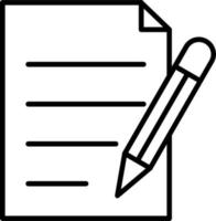 Writing Icon Style vector