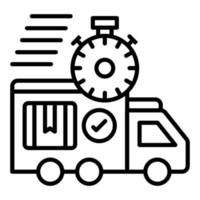 Fast Delivery Icon Style vector