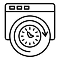 Browsing History Icon Style vector