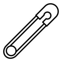 Safety Pin Icon Style vector