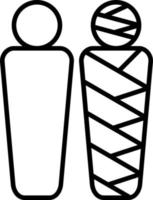 Mummy Icon Style vector