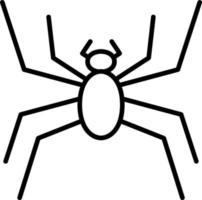 araña icono estilo vector