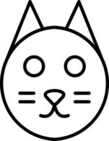 Cat Icon Style vector