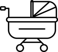 Stroller Icon Style vector