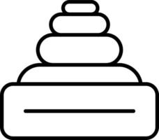 Stack Toy Icon Style vector