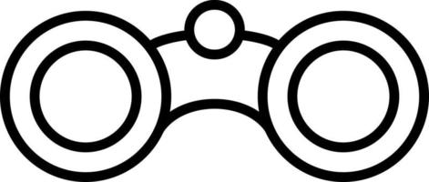 Binocular Icon Style vector