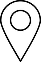 Location Icon Style vector