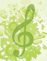 Abstraction on the theme of music vector