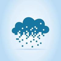 Abstraction on the topic of the cloud vector