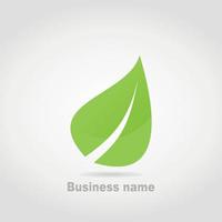 Plant sprout on a grey background. A vector illustration