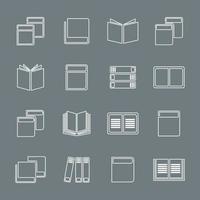 Collection of icons a science. A vector illustration