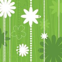 Background from plants and a flower. A vector illustration