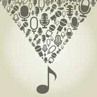 Abstraction on the theme of music vector