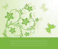 Illustration on the theme of nature vector