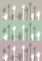 Abstraction on the topic of body parts vector