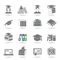 Collection of icons a science. A vector illustration