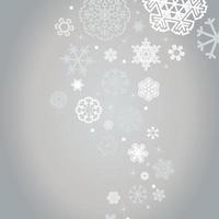 Snow in the woods. Vector illustration